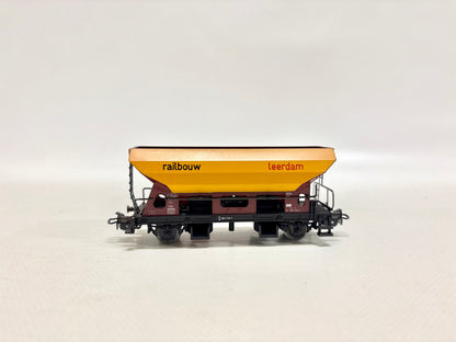 Märklin Güterwagen Schotterwagen "Railbouw Leerdam" NS AC H0