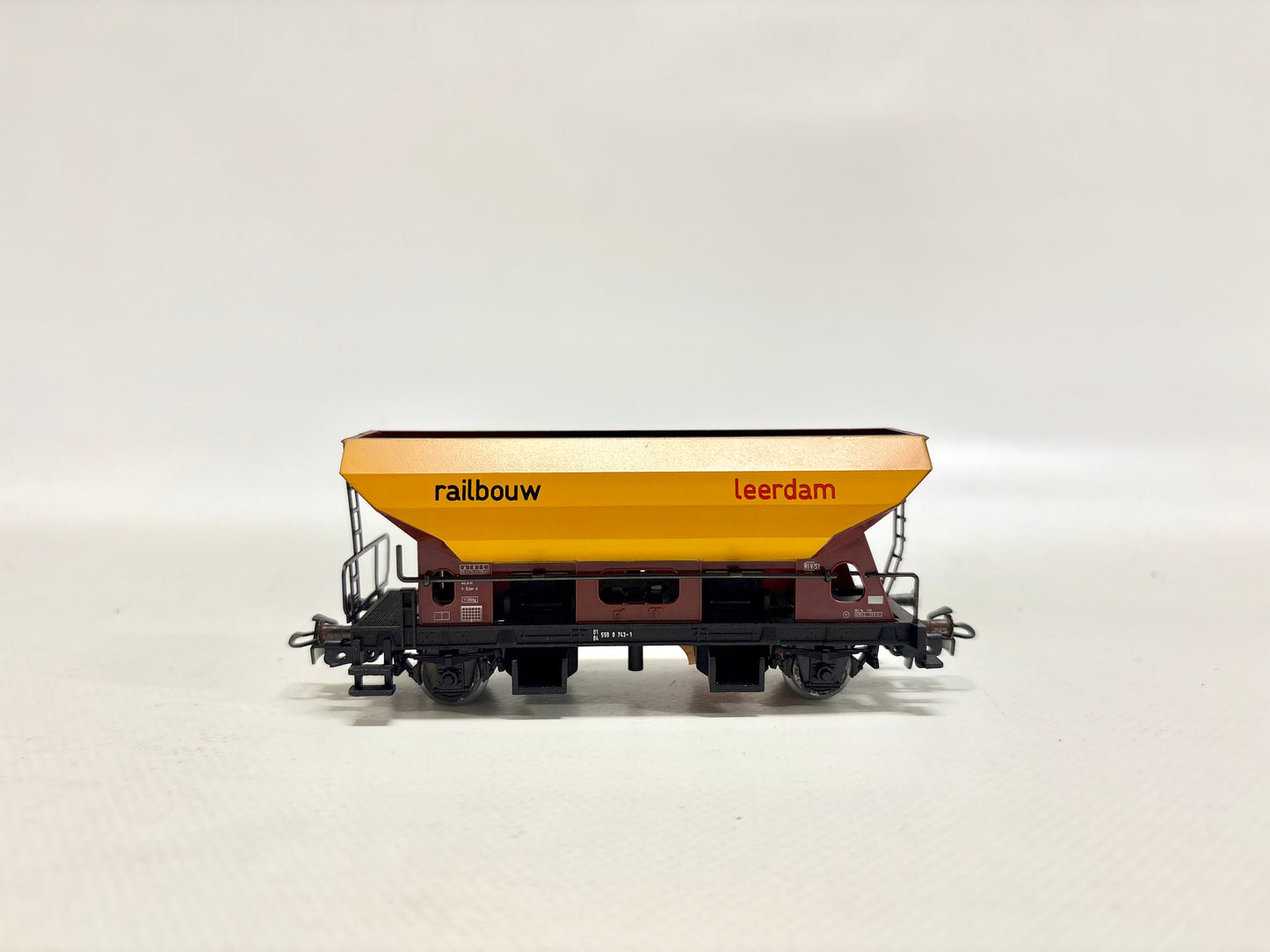Märklin Güterwagen Schotterwagen "Railbouw Leerdam" NS AC H0