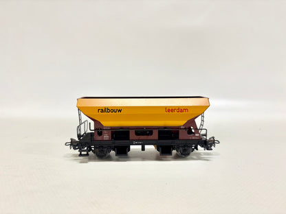 Märklin Güterwagen Schotterwagen "Railbouw Leerdam" NS AC H0