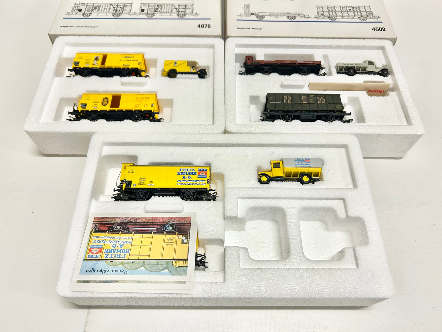 Märklin 48924 4876 4509 Wagen-Sets Konvolut H0