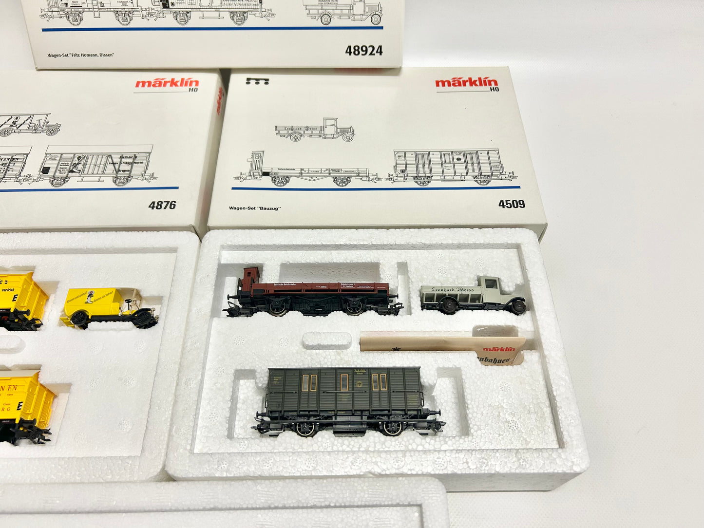 Märklin 48924 4876 4509 Wagen-Sets Konvolut H0