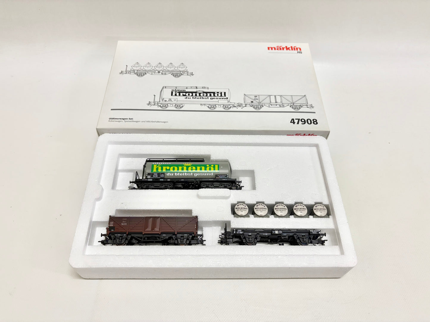 Märklin 47908 Oldtimerwagen-Set Güterwagen ÖBB AC H0