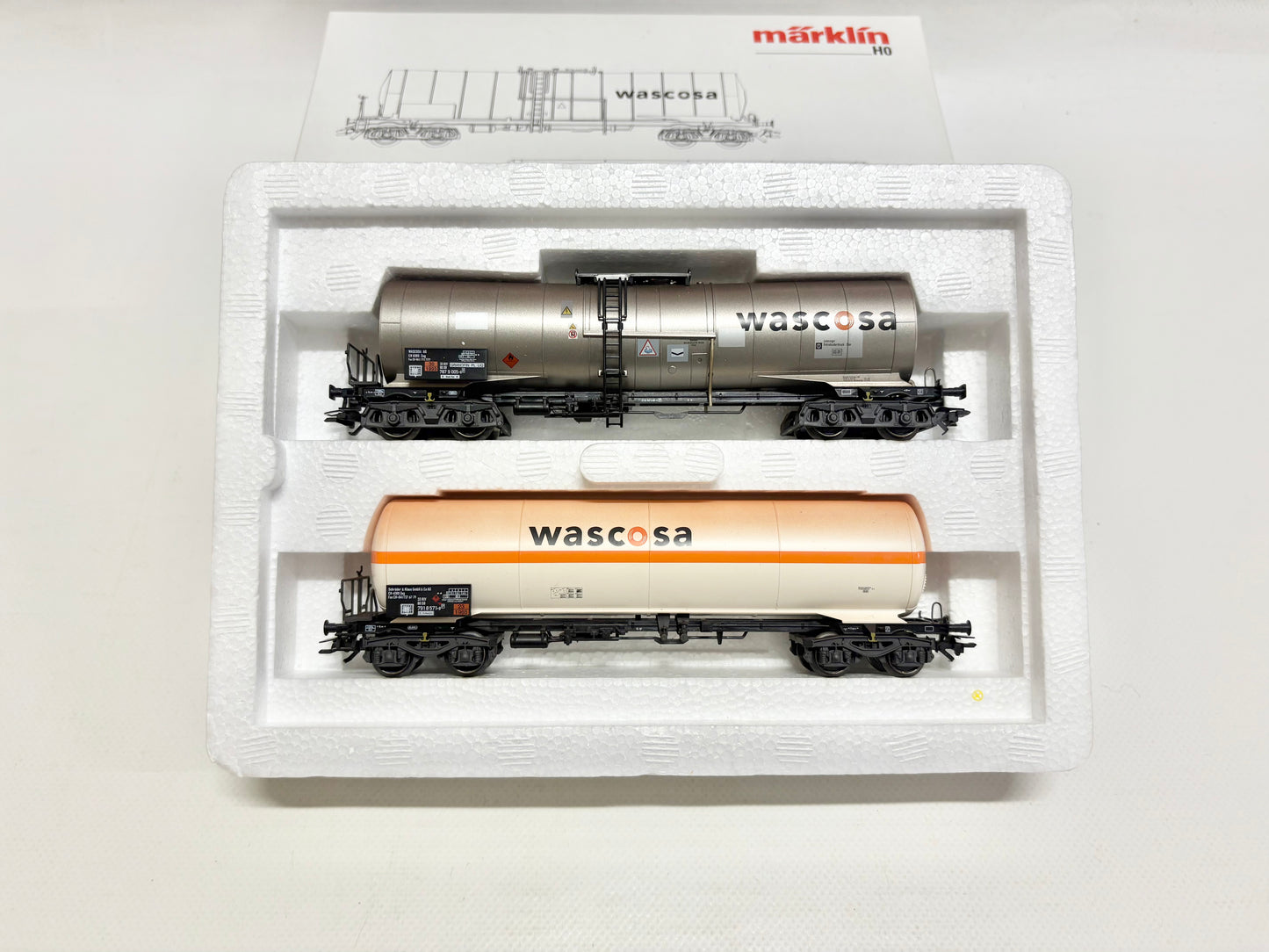 Märklin 46554 Wagen-Set Kesselwagen Güterwagen DB AC H0