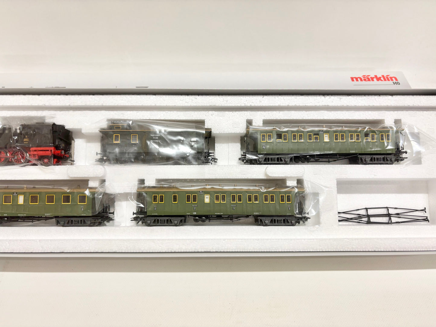 Märklin 26542 Mfx-Digital Württemberger Personenzug mit Dampflok K.W.St.E. AC H0