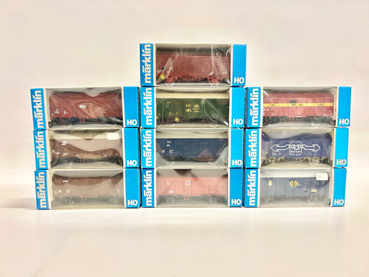 Märklin 10x freight car set H0