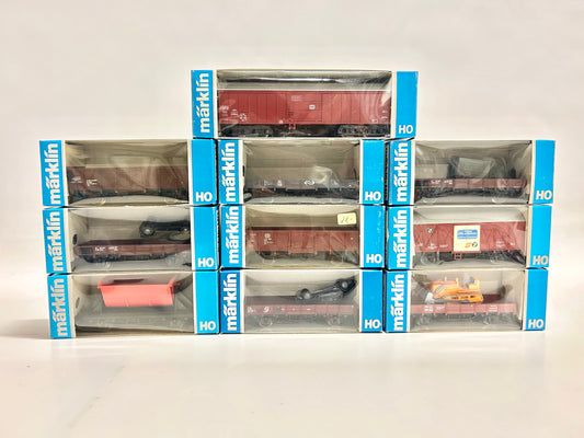 Märklin 10x Güterwagen Konvolut H0
