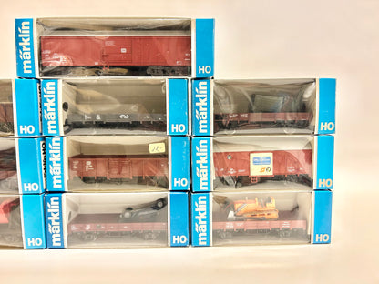 Märklin 10x Güterwagen Konvolut H0