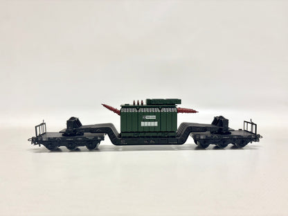 Märklin 4618 Güterwagen Schwerlastwagen mit Transformator DB AC H0