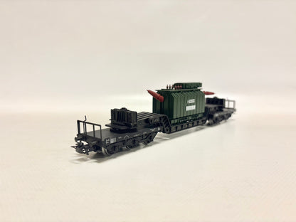 Märklin 4618 Güterwagen Schwerlastwagen mit Transformator DB AC H0