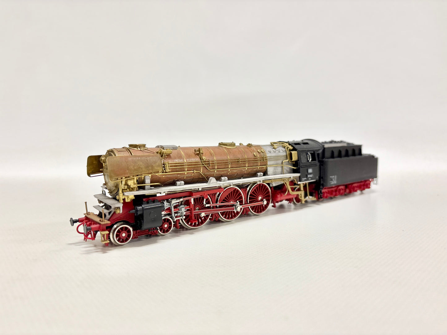 Roco 01 147 Dampflok Umbau mit M+F Messing Umbausatz DC H0 BASTLER