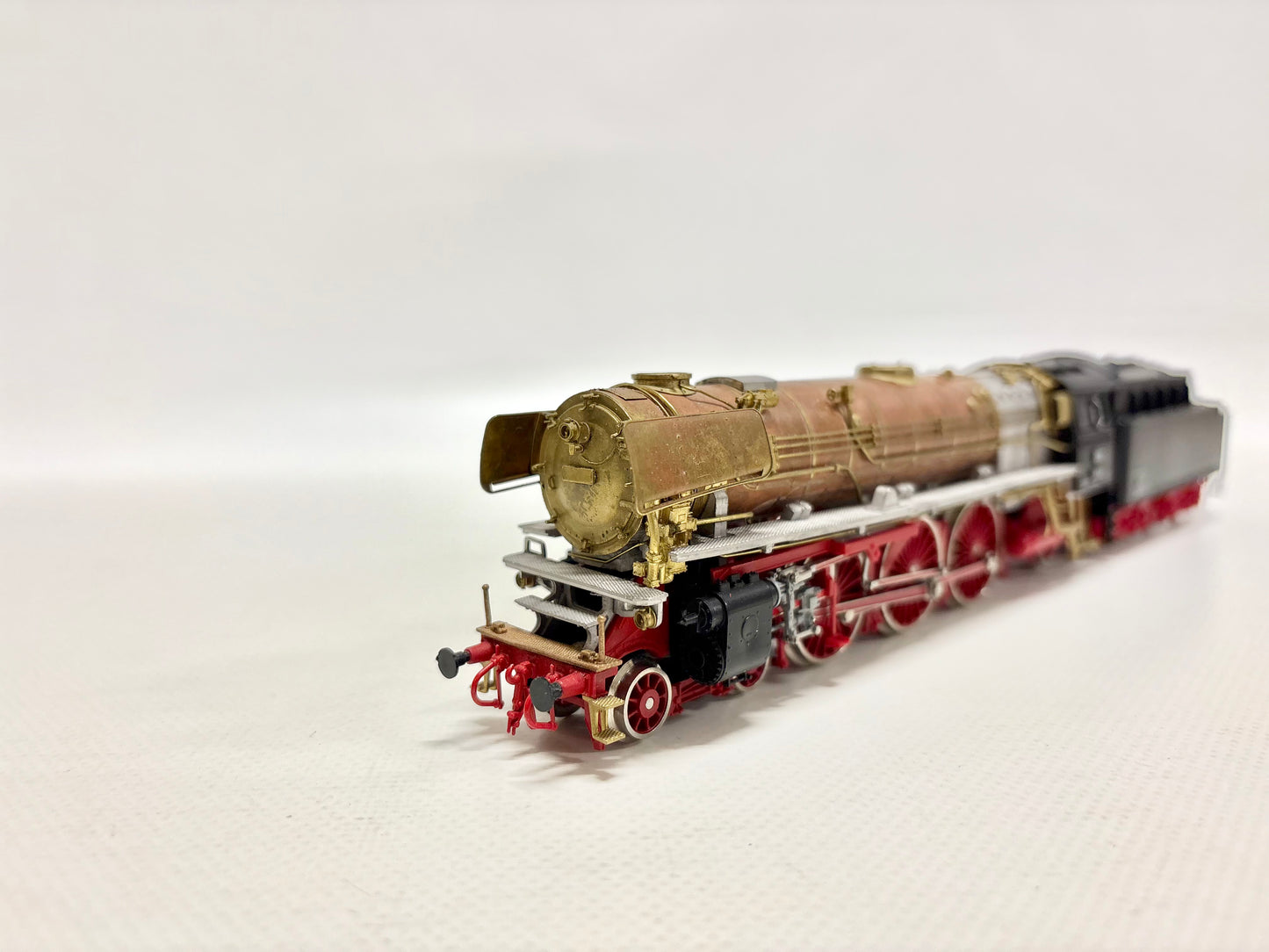 Roco 01 147 Dampflok Umbau mit M+F Messing Umbausatz DC H0 BASTLER