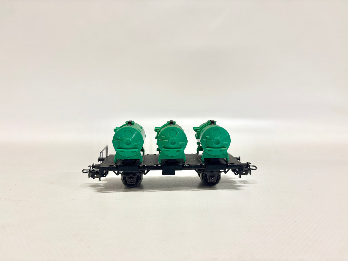 Primex 4585 Güterwagen Behältertragewagen grün DB AC H0