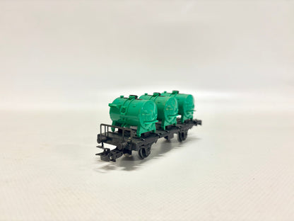 Primex 4585 Güterwagen Behältertragewagen grün DB AC H0