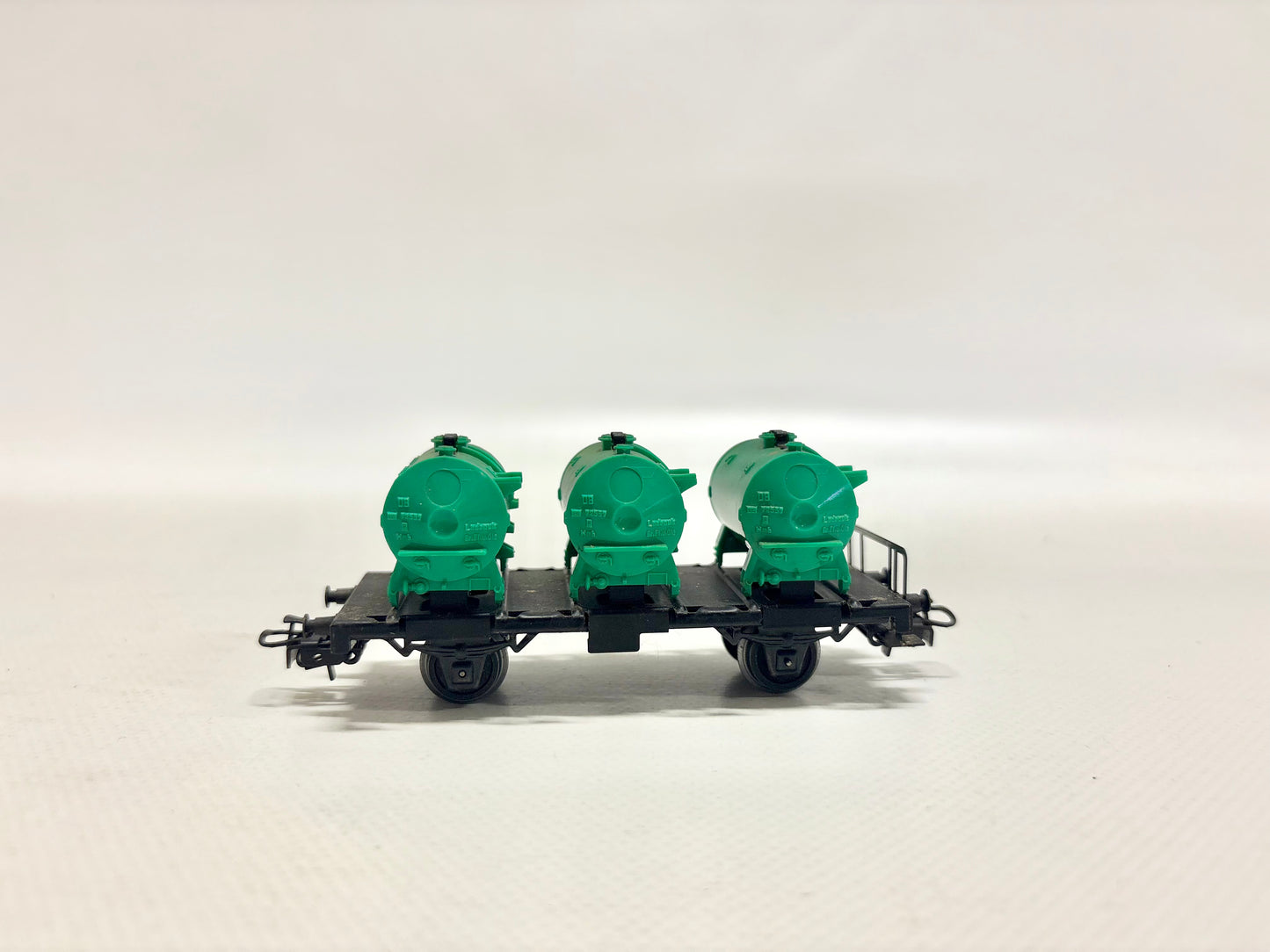 Primex 4585 Güterwagen Behältertragewagen grün DB AC H0