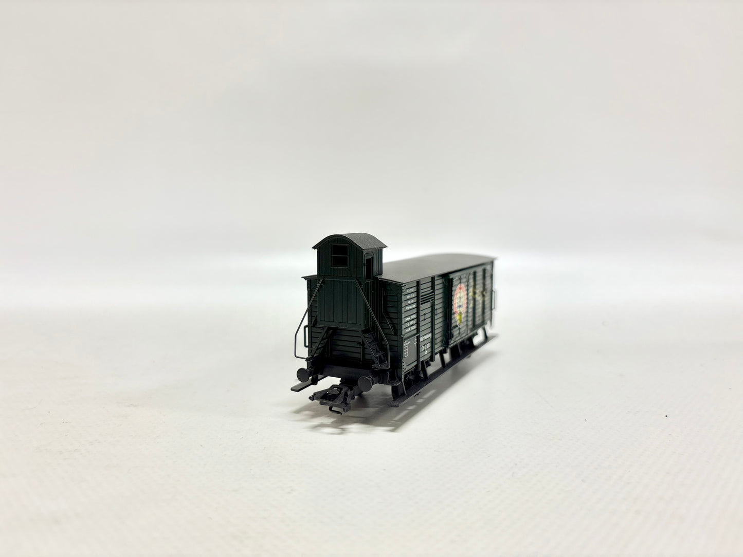 Märklin 48806 Güterwagen gedeckt mit Bremserhaus "Steiff" K.W.St.E. AC H0