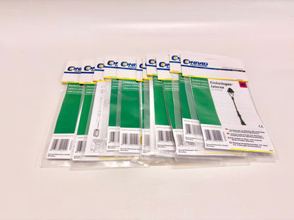 Conrad Nr. 210142 11x Einheitsgaslaterne Bausätze Modellbau H0