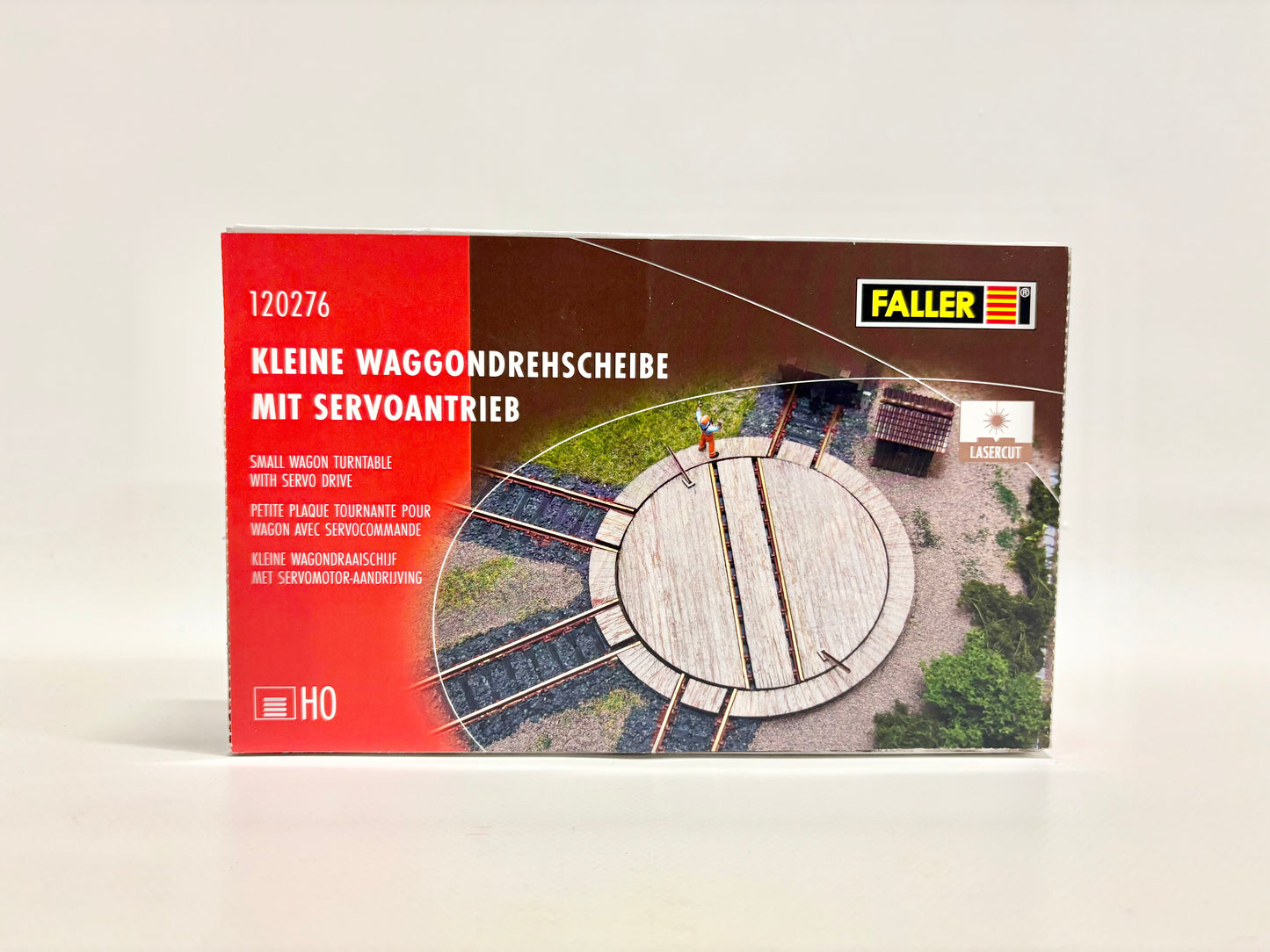 Faller 120276 Kleine Waggondrehscheibe mit Servoantrieb Bausatz H0