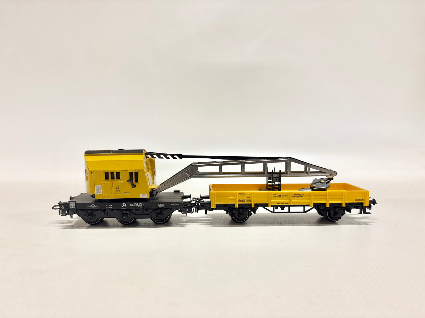 Märklin 4611 Güterwagen Kranwagen DB AC H0