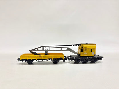 Märklin 4611 Güterwagen Kranwagen DB AC H0