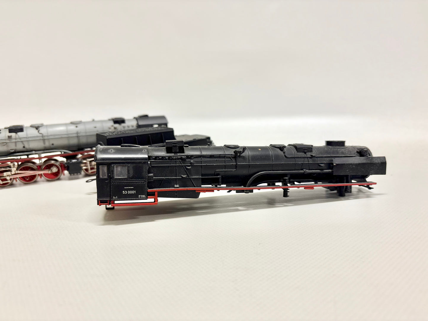 Märklin 3102 Dampflok Br 53 Bastler Konvolut Fahrwerk Gehäuse Tender DB AC H0