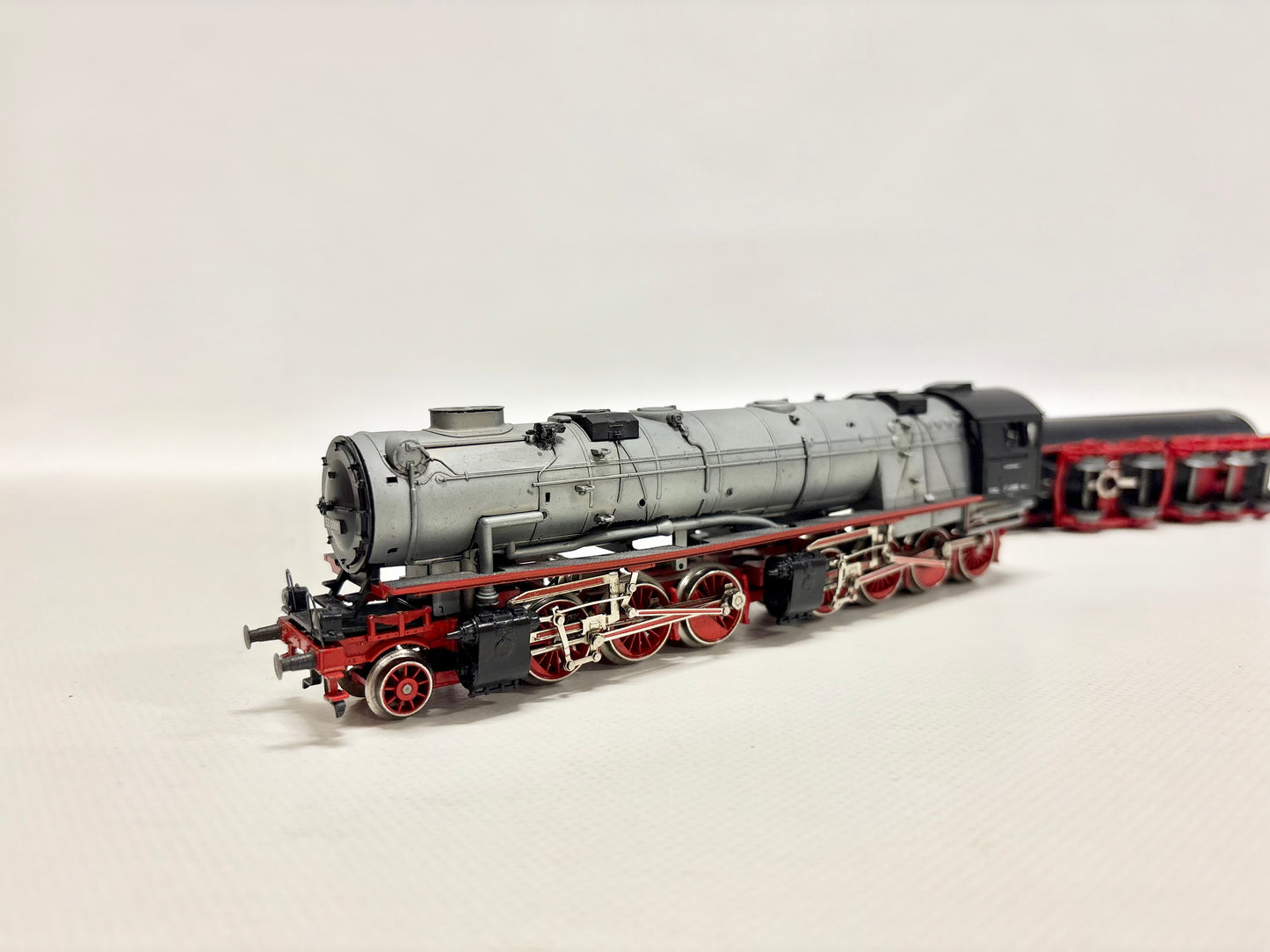 Märklin 3102 Dampflok Br 53 Bastler Konvolut Fahrwerk Gehäuse Tender DB AC H0