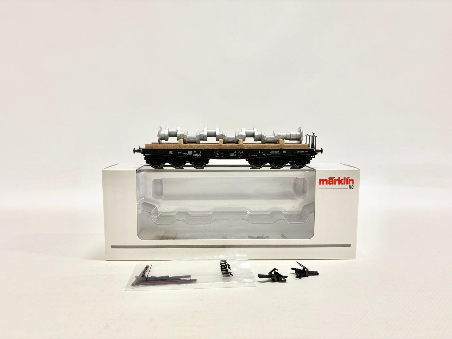 Märklin 48675 Schwerlastwagen mit Schiffskurbelwelle DB AC H0