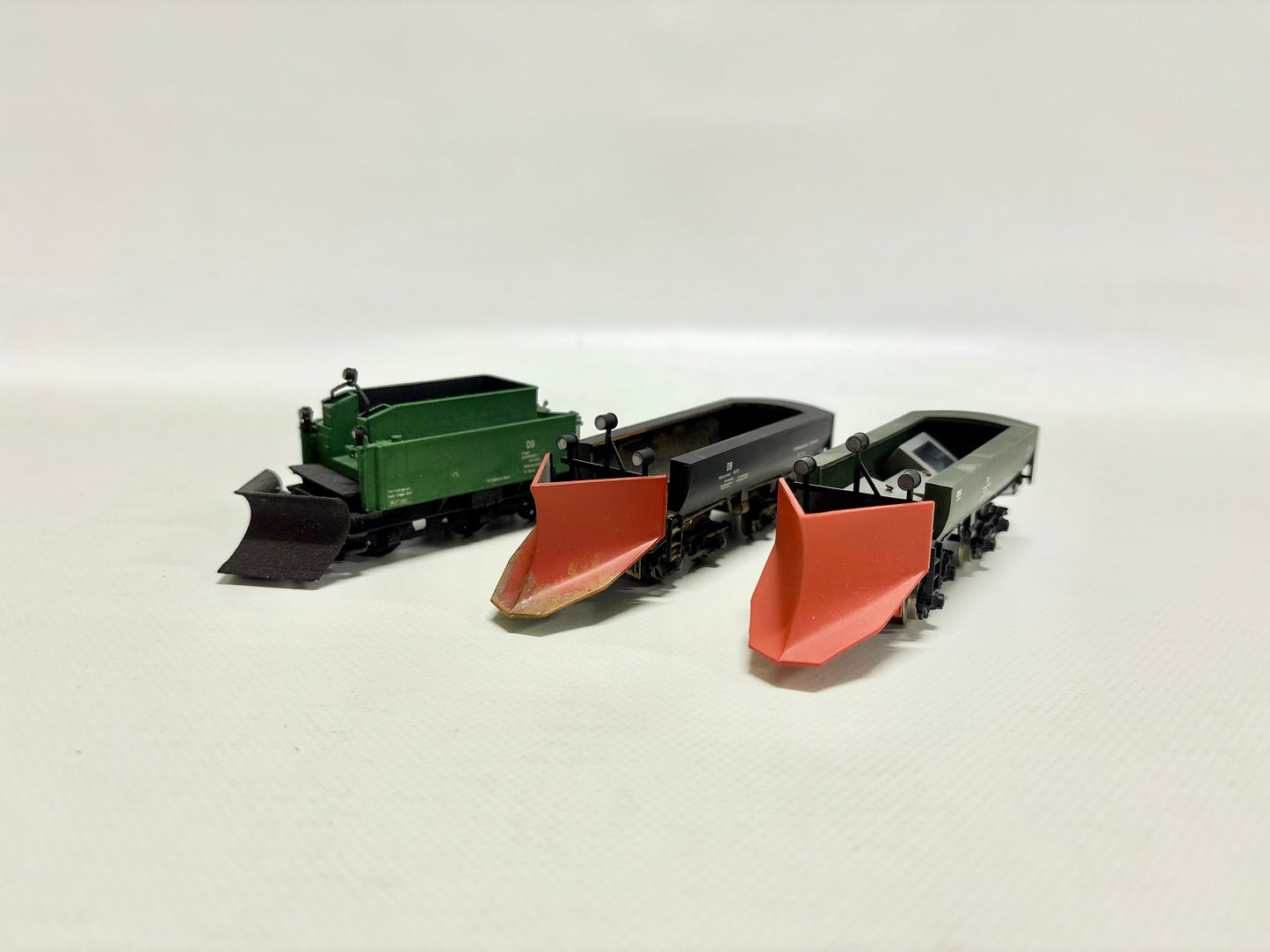 Liliput 3x Schneepflug Konvolut DC H0