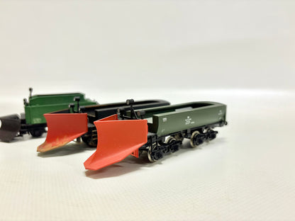 Liliput 3x Schneepflug Konvolut DC H0