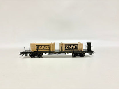 Märklin 46281 Flachwagen mit LANZ-Überseekisten K.Bay.Sts.B AC H0