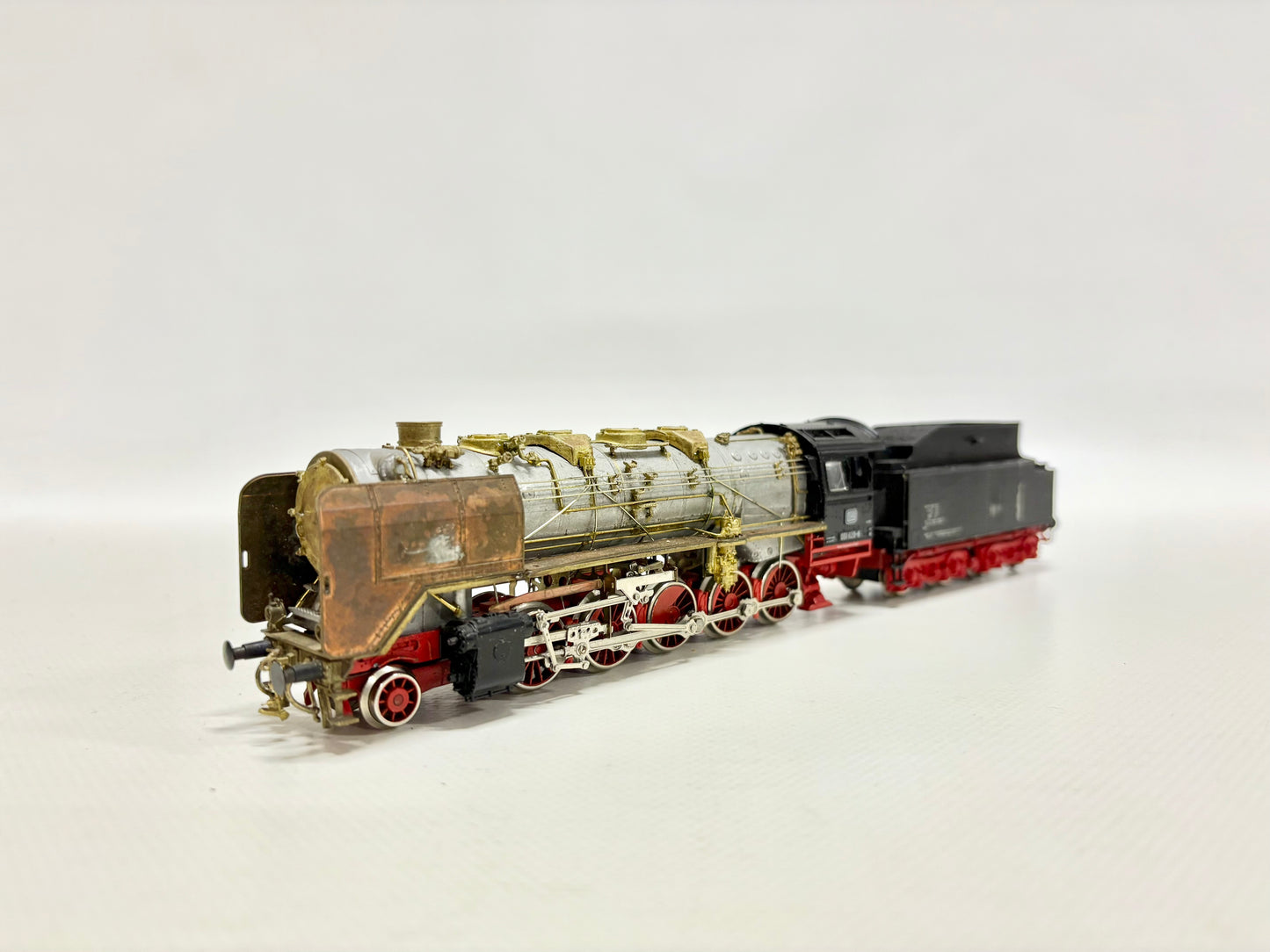 Fleischmann Dampflok mit M+F Messing-Umbausatz DC H0 BASTLER