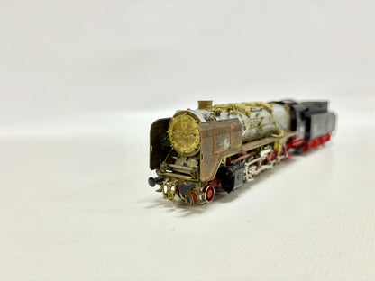 Fleischmann Dampflok mit M+F Messing-Umbausatz DC H0 BASTLER