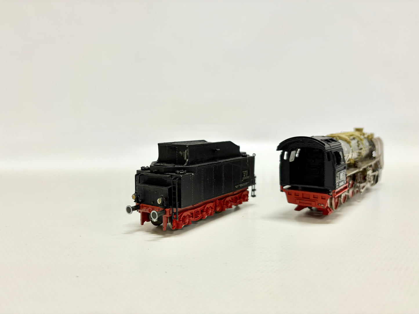 Fleischmann Dampflok mit M+F Messing-Umbausatz DC H0 BASTLER