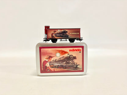 Märklin SoMo Gedeckter Güterwagen mit Bremserhaus DR AC H0