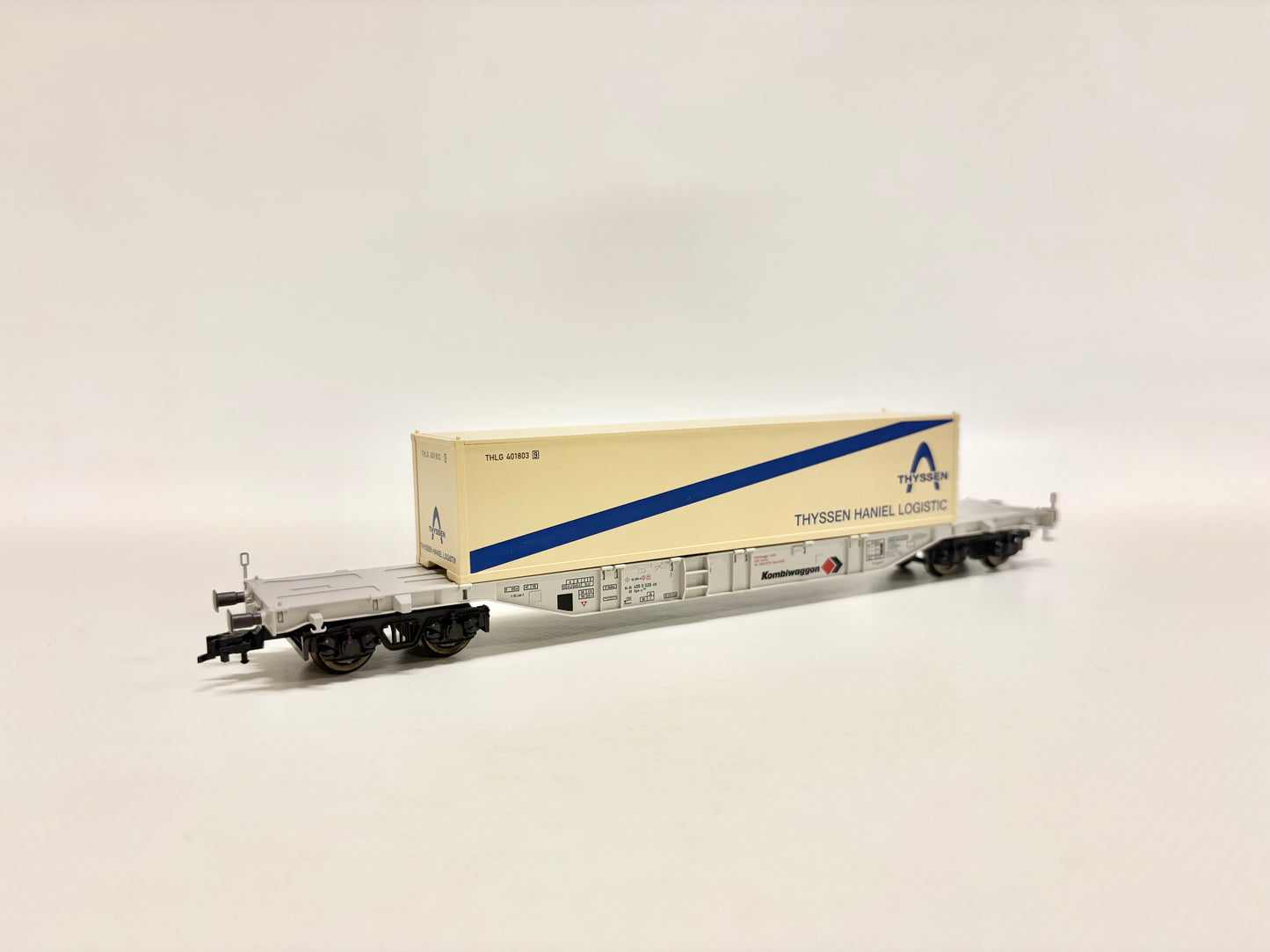 Fleischmann 5246K Containertragwagen Thyssen DB DC H0