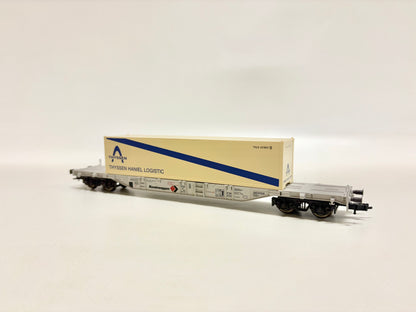 Fleischmann 5246K Containertragwagen Thyssen DB DC H0