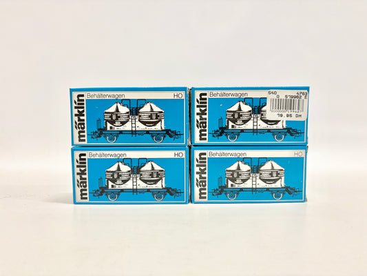 Märklin 4x 4763 Wagen-Set Silowagen Behälterwagen SNCF AC H0