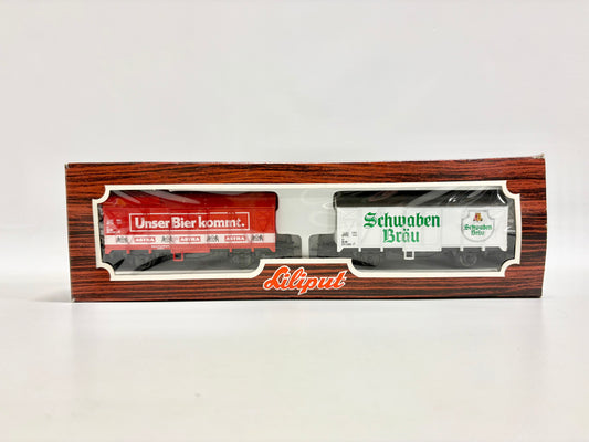 Liliput 22905 Wagen-Set Bierwagen Schwabenbräu Astra DC H0