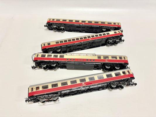 Märklin 4095 4096 usw. Personenwagen mit Innenbeleuchtung TEE DB AC H0