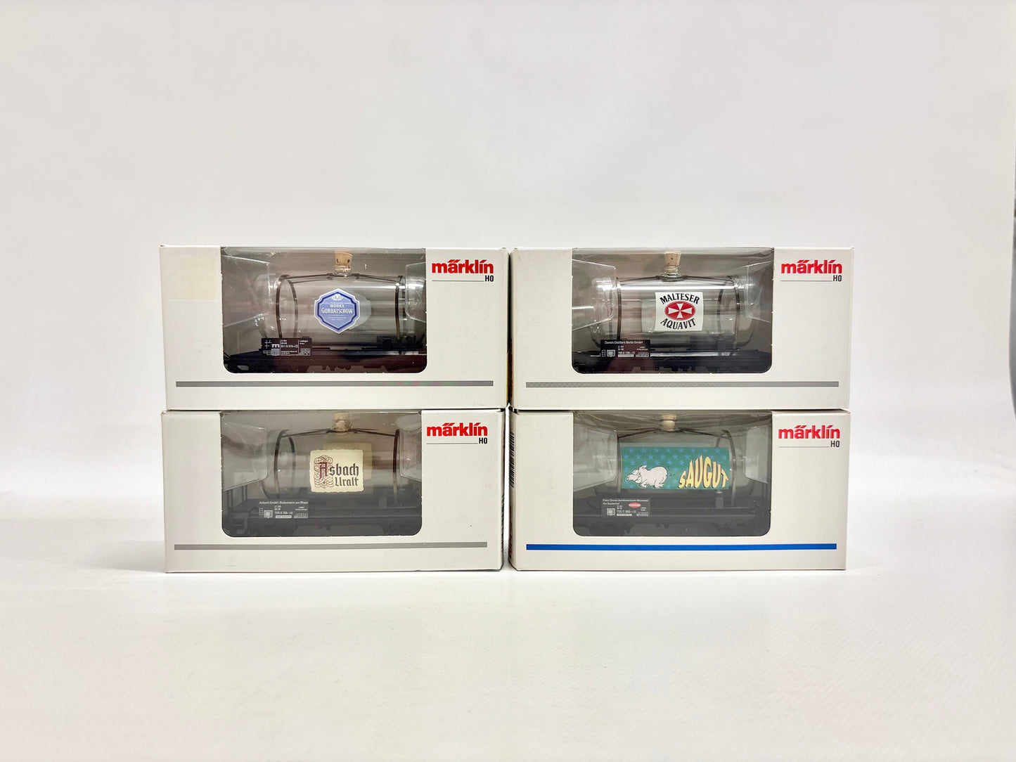 Märklin 44523 44522 44524 Glaskesselwagen DB AC H0