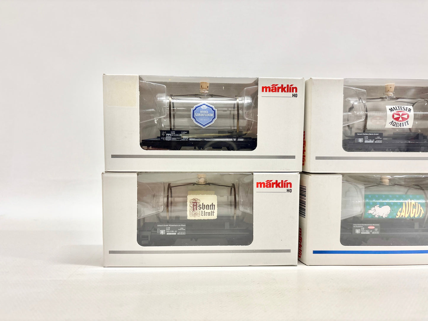 Märklin 44523 44522 44524 Glaskesselwagen DB AC H0