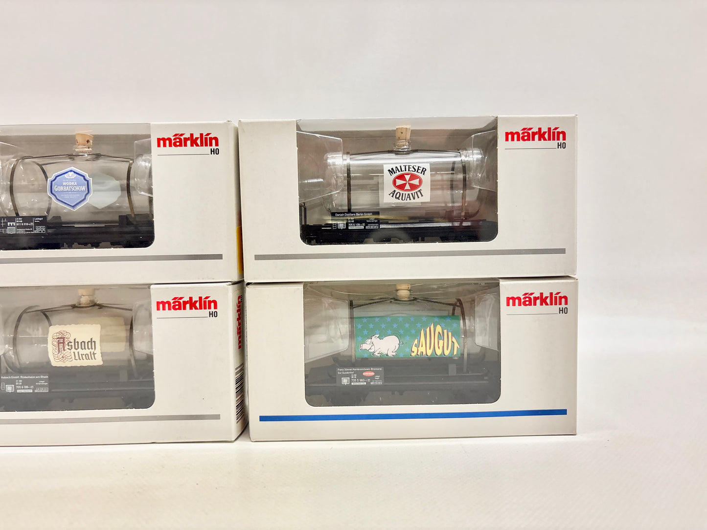 Märklin 44523 44522 44524 Glaskesselwagen DB AC H0