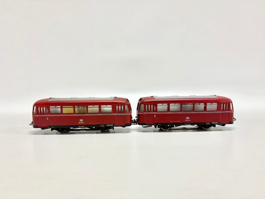 Märklin 2x 4018 Schienenbus-Beiwagen DB AC H0