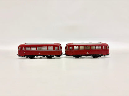 Märklin 2x 4018 Schienenbus-Beiwagen DB AC H0