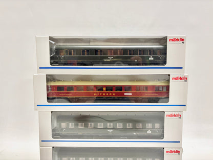 Märklin 43221 43241 43231 Schürzenwagen Personenwagen DR AC H0