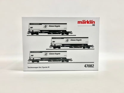 Märklin 47082 Wagen-Set Tragtaschenwagen Simon Hegele H0