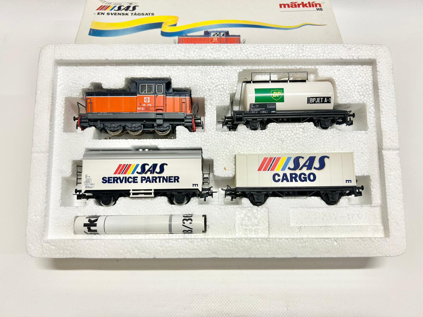 Märklin 2839 Zugpackung Schwedischer Güterzug SJ AC H0