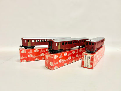 HAG Nr. 402 403 475 Personenwagen Martigny-Orsieres-Bahn MO H0
