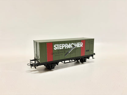 Märklin 84481 Werbewagen Containerwagen Steppacher Schraubengroßhandel Singen/Htwl. DB AC H0