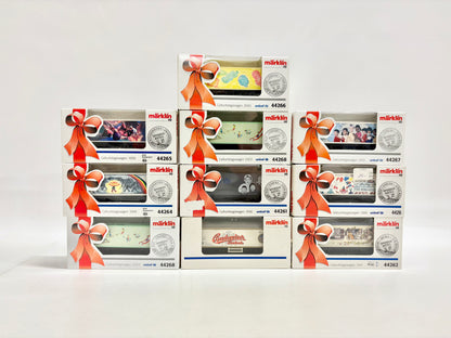 Märklin 10x Güterwagen Containerwagen Werbewagen DB AC H0