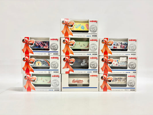 Märklin 10x Güterwagen Containerwagen Werbewagen DB AC H0